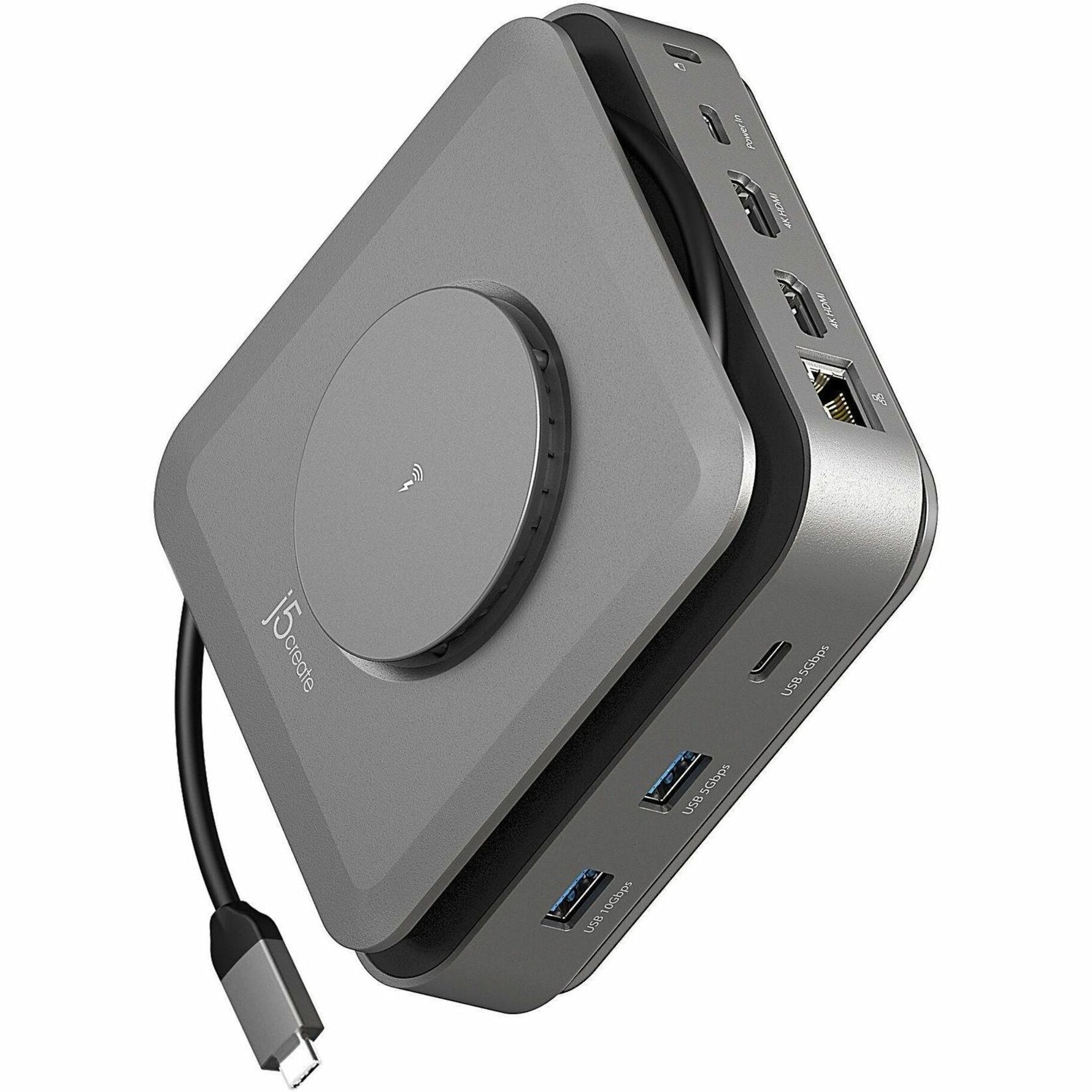 j5create JCD3199 USB Type C Docking Station for TV - Charging Capability - Memory Card Reader - SD - Space Gray - Soundz Store AUSTRALIA