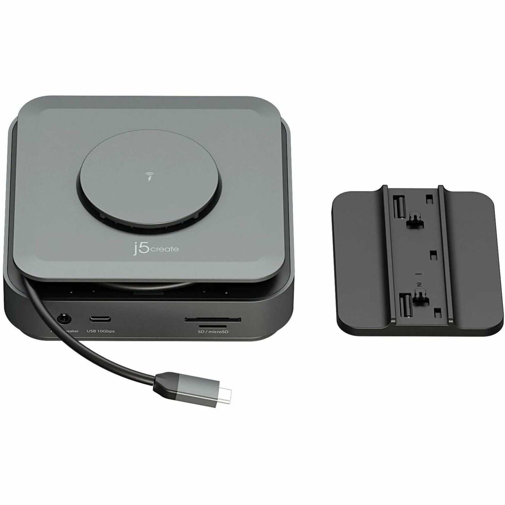 j5create JCD3199P USB Type C Docking Station for iPhone, MacBook, TV - Charging Capability - Memory Card Reader - SD - Space Gray - Desktop - Soundz Store AUSTRALIA