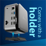 j5create JCDP4140 Docking Station for Notebook, Tablet, Smartphone, Workstation, MacBook - Charging Capability - Memory Card Reader - SD - 163 W - Space Gray - Desktop - Soundz Store AUSTRALIA