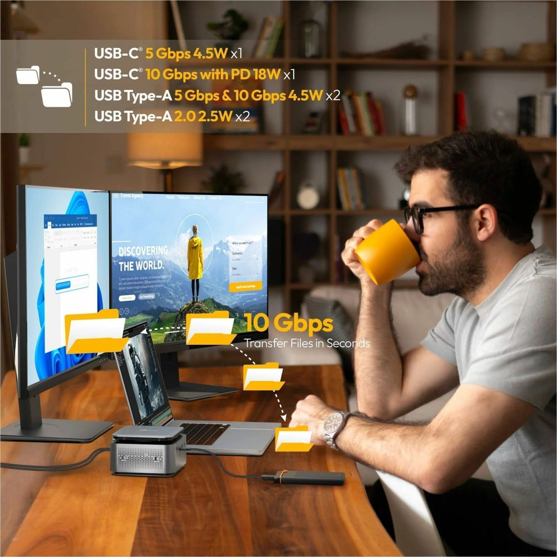 j5create JCDP4140 Docking Station for Notebook, Tablet, Smartphone, Workstation, MacBook - Charging Capability - Memory Card Reader - SD - 163 W - Space Gray - Desktop - Soundz Store AUSTRALIA