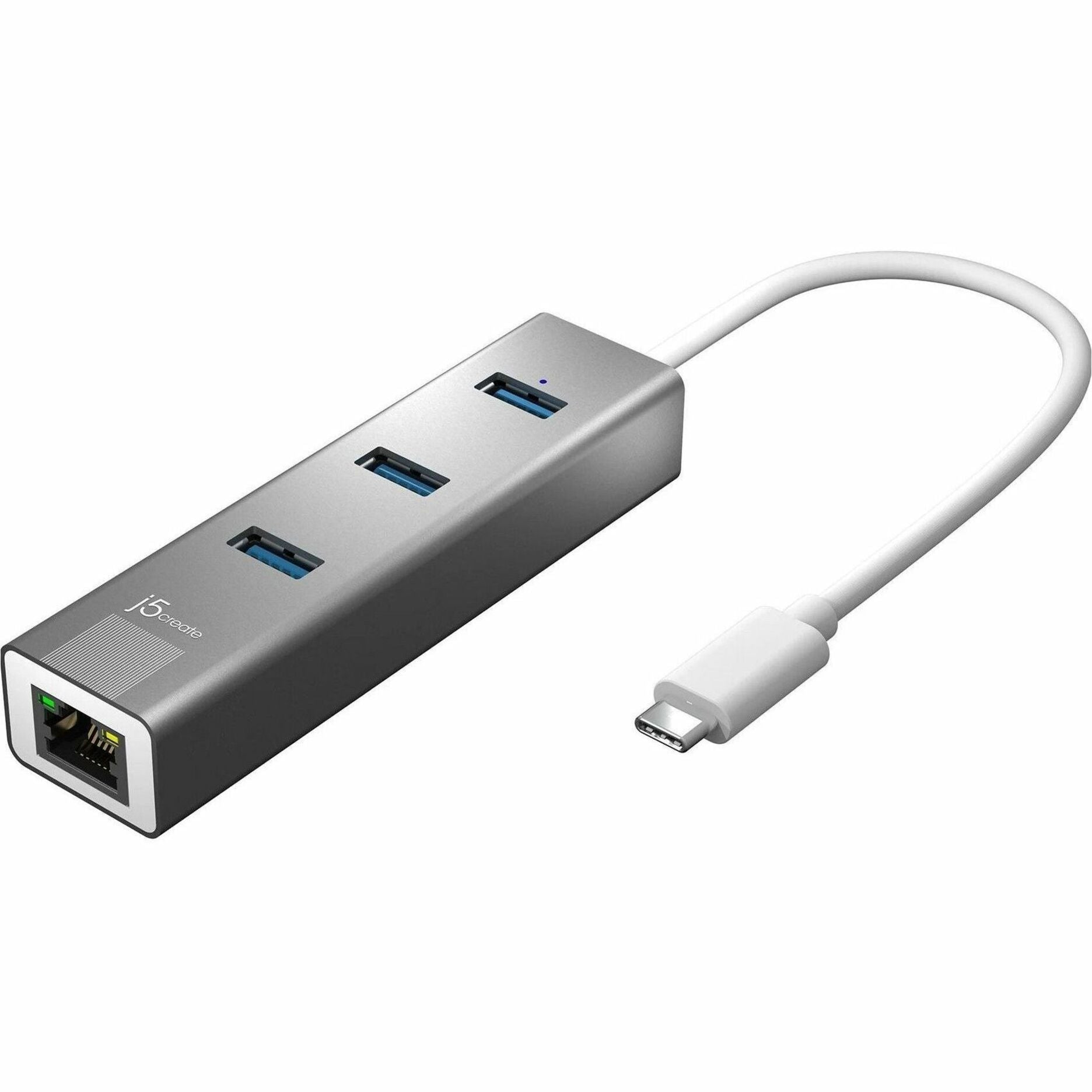 j5create JCH474 USB Hub - USB Type C - 640 MB/s - Desktop, Notebook, Keyboard, Mouse, Camera, Smartphone, Flash Drive - Portable - Space Gray - Soundz Store AUSTRALIA