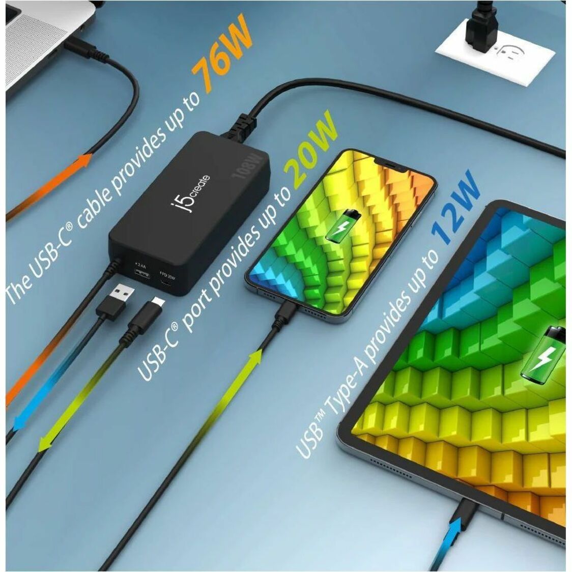 j5create JUP34108 AC Adapter - Soundz Store AUSTRALIA