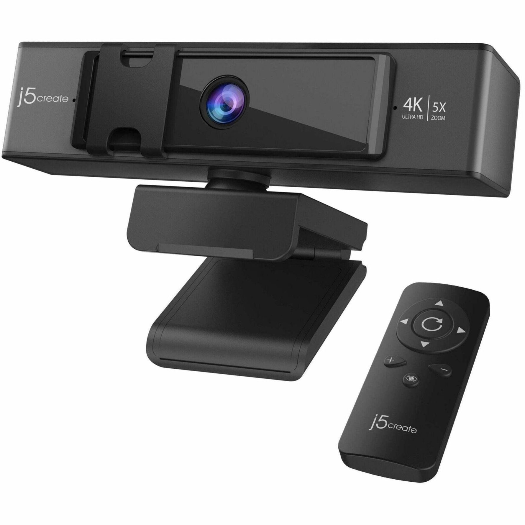 j5create JVCU435 Webcam - 8 Megapixel - 30 fps - Black, Silver - USB 2.0 Type A - 1 Each - Soundz Store AUSTRALIA