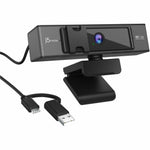 j5create JVCU435 Webcam - 8 Megapixel - 30 fps - Black, Silver - USB 2.0 Type A - 1 Each - Soundz Store AUSTRALIA