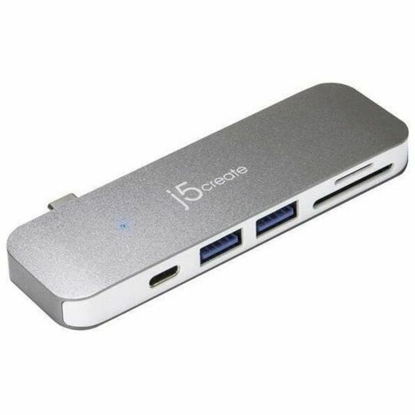 j5create UltraDrive JCD388 USB 3.1 Type C Docking Station for Notebook, Desktop PC, Card Reader, Smartphone, Monitor, MacBook - Charging Capability - Memory Card Reader - SD - Grey - Soundz Store AUSTRALIA