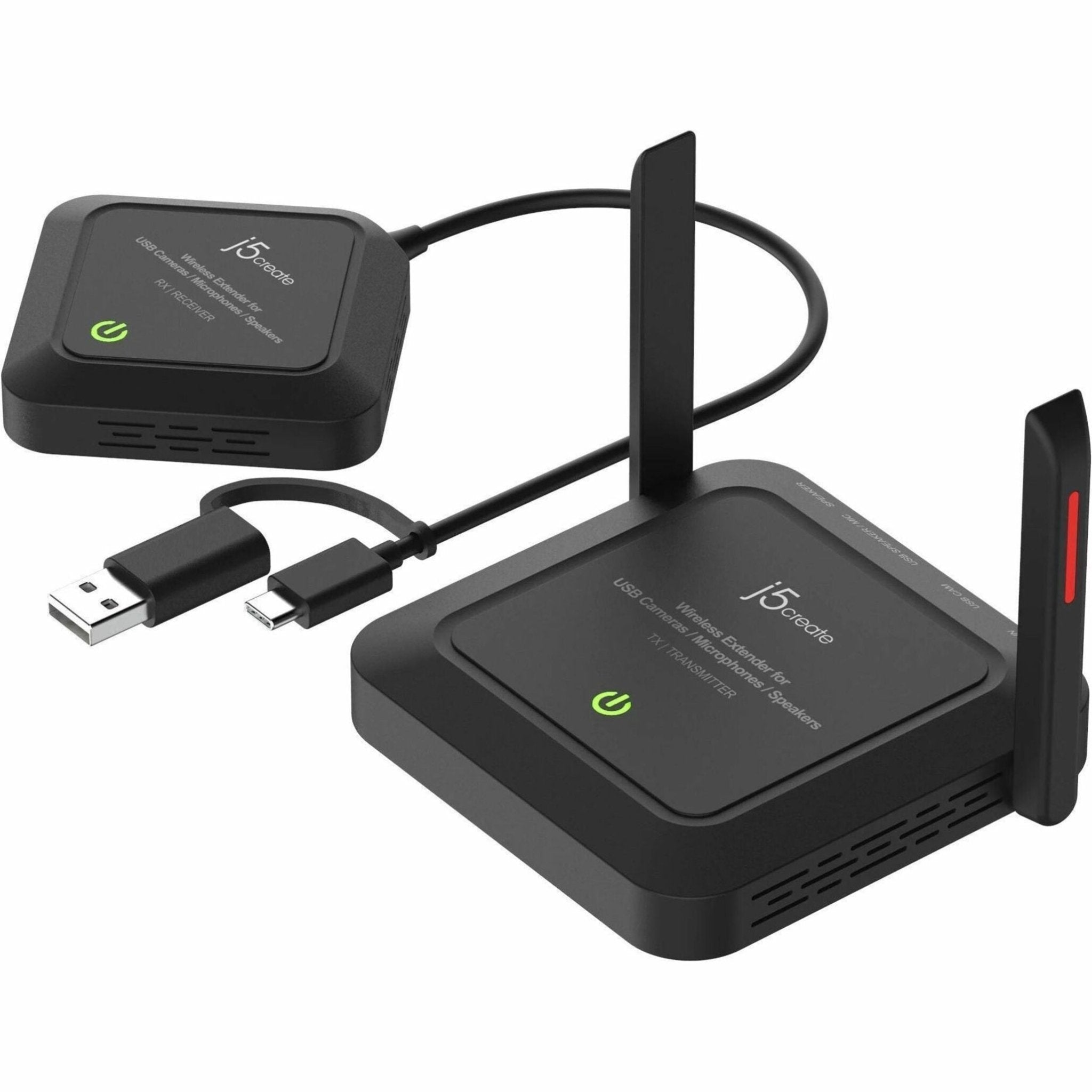 j5create Video Extender Transmitter/Receiver - Wireless - TAA Compliant - Soundz Store AUSTRALIA