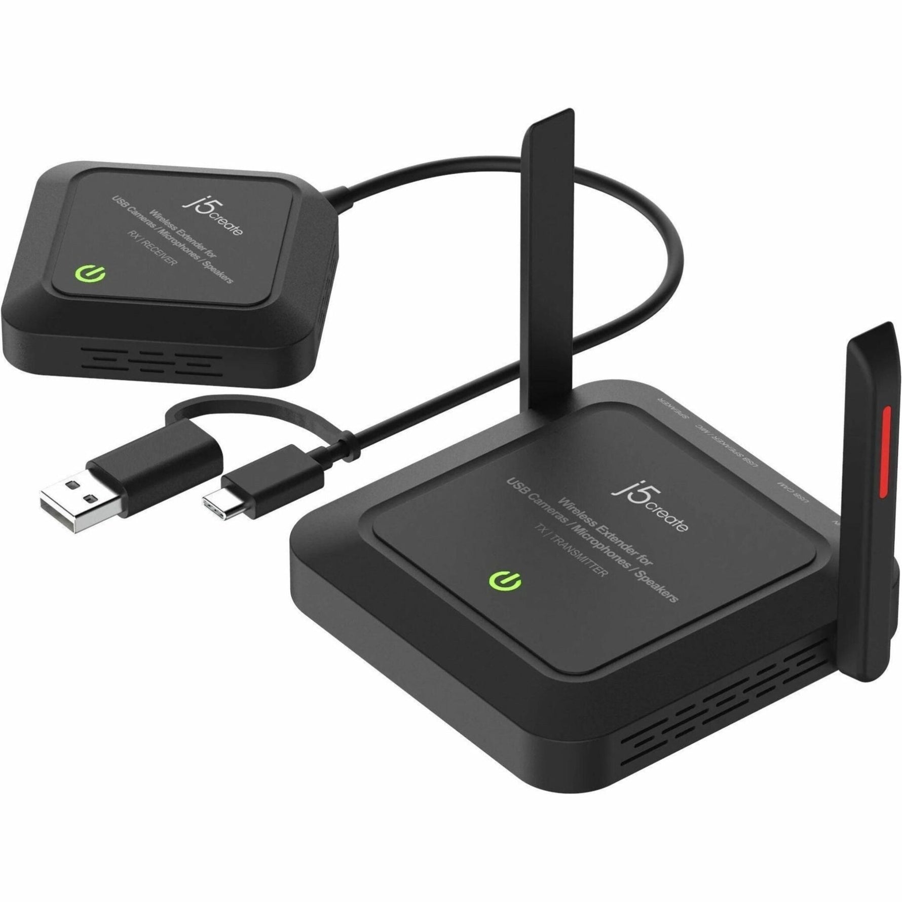 j5create Video Extender Transmitter/Receiver - Wireless - TAA Compliant - Soundz Store AUSTRALIA