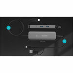 j5create Wormhole Switch JCH462 USB Hub - USB Type A, USB Type C - 640 MB/s - Notebook, Keyboard, Mouse, Desktop, Tablet, Webcam, Camera, Flash Drive - Space Gray - Soundz Store AUSTRALIA
