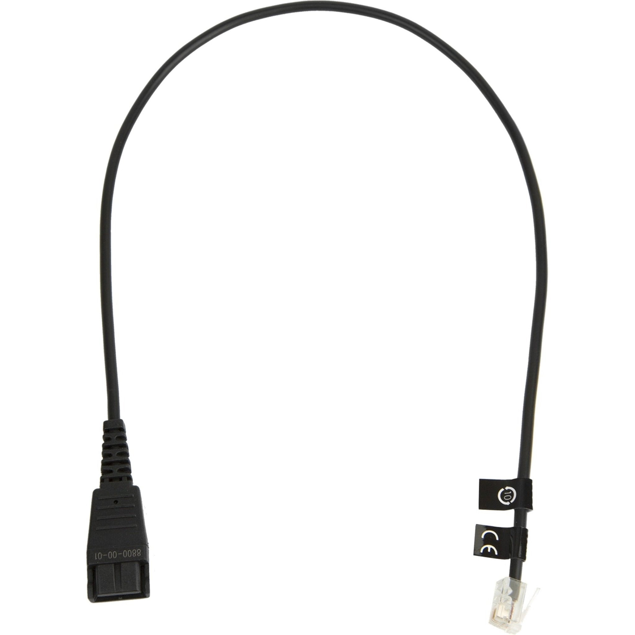 Jabra 8800-00-01 50 cm Quick Disconnect/RJ-9 Data Transfer Cable - 1 Each - Soundz Store AUSTRALIA