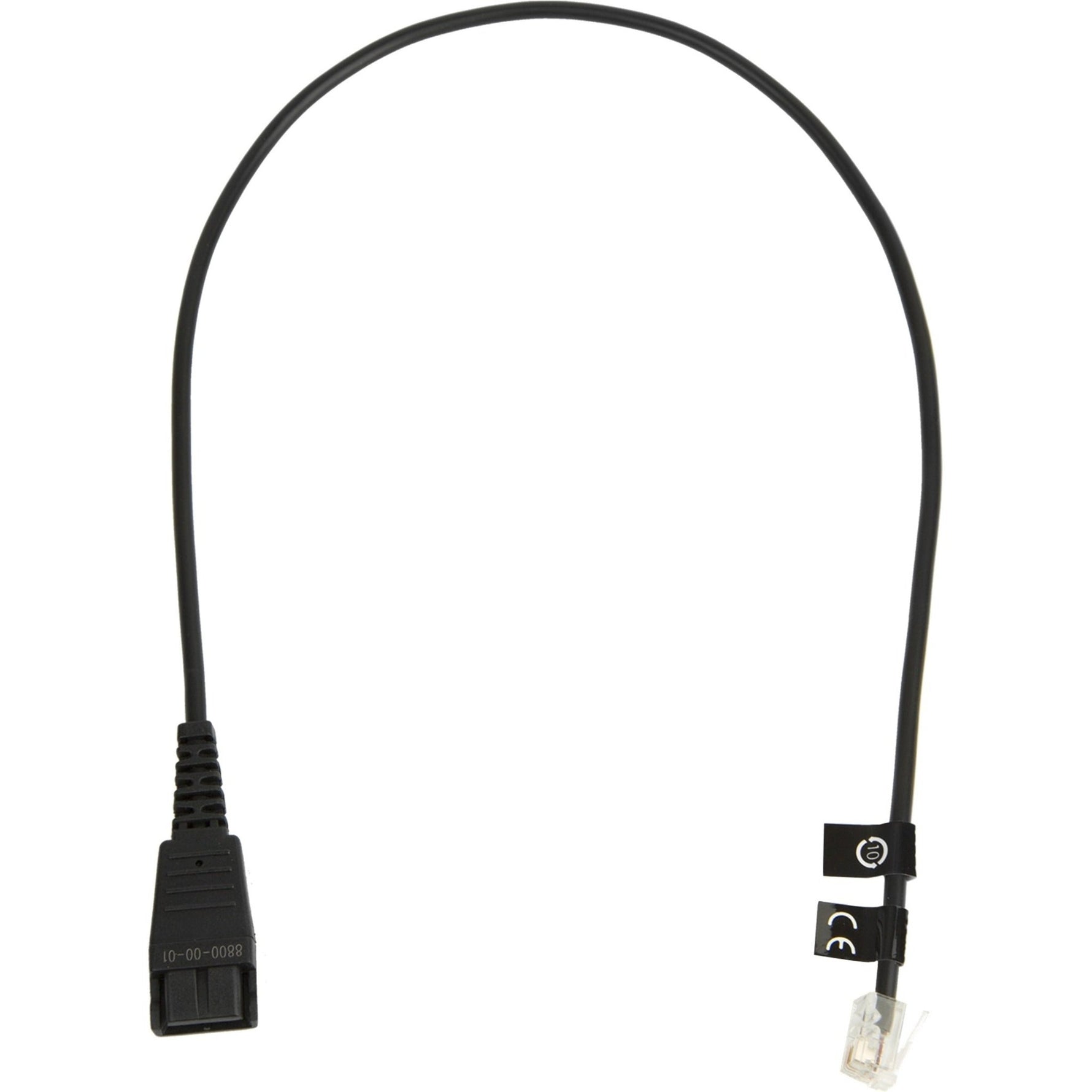 Jabra 8800-00-01 50 cm Quick Disconnect/RJ-9 Data Transfer Cable - 1 Each - Soundz Store AUSTRALIA