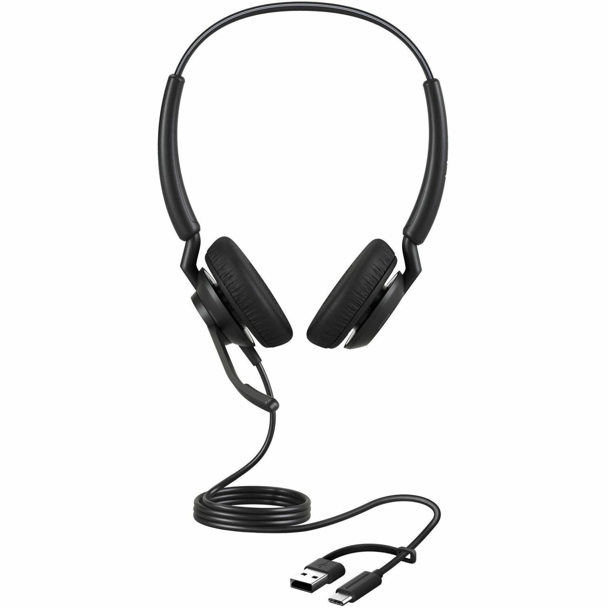 Jabra Engage 40 Wired Over-the-head, On-ear Stereo Headset - Black - Soundz Store AUSTRALIA