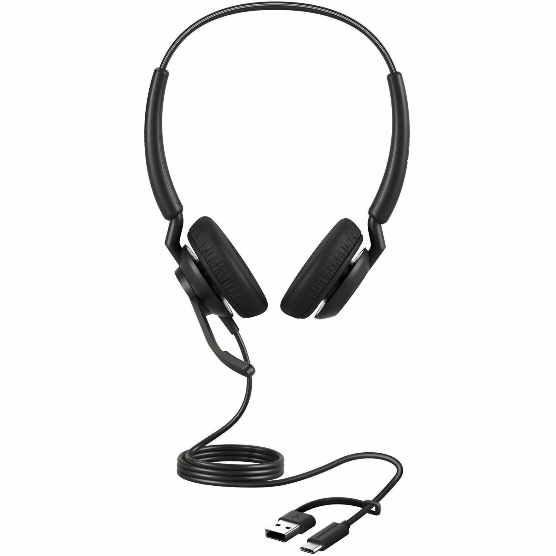 Jabra Engage 40 Wired Over-the-head, On-ear Stereo Headset - Black - Soundz Store AUSTRALIA