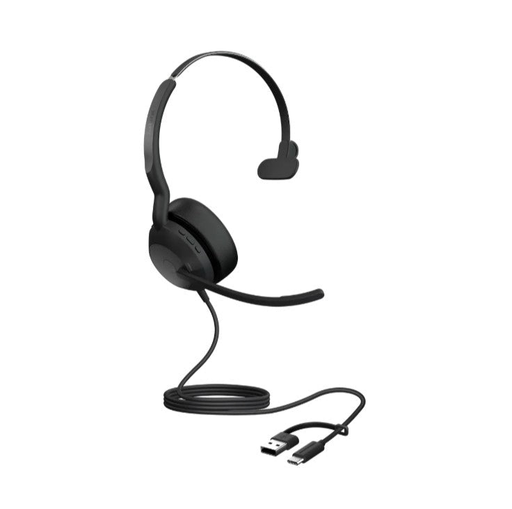 Jabra Evolve2 50 Wired/Wireless On-ear Mono Headset - Soundz Store AUSTRALIA