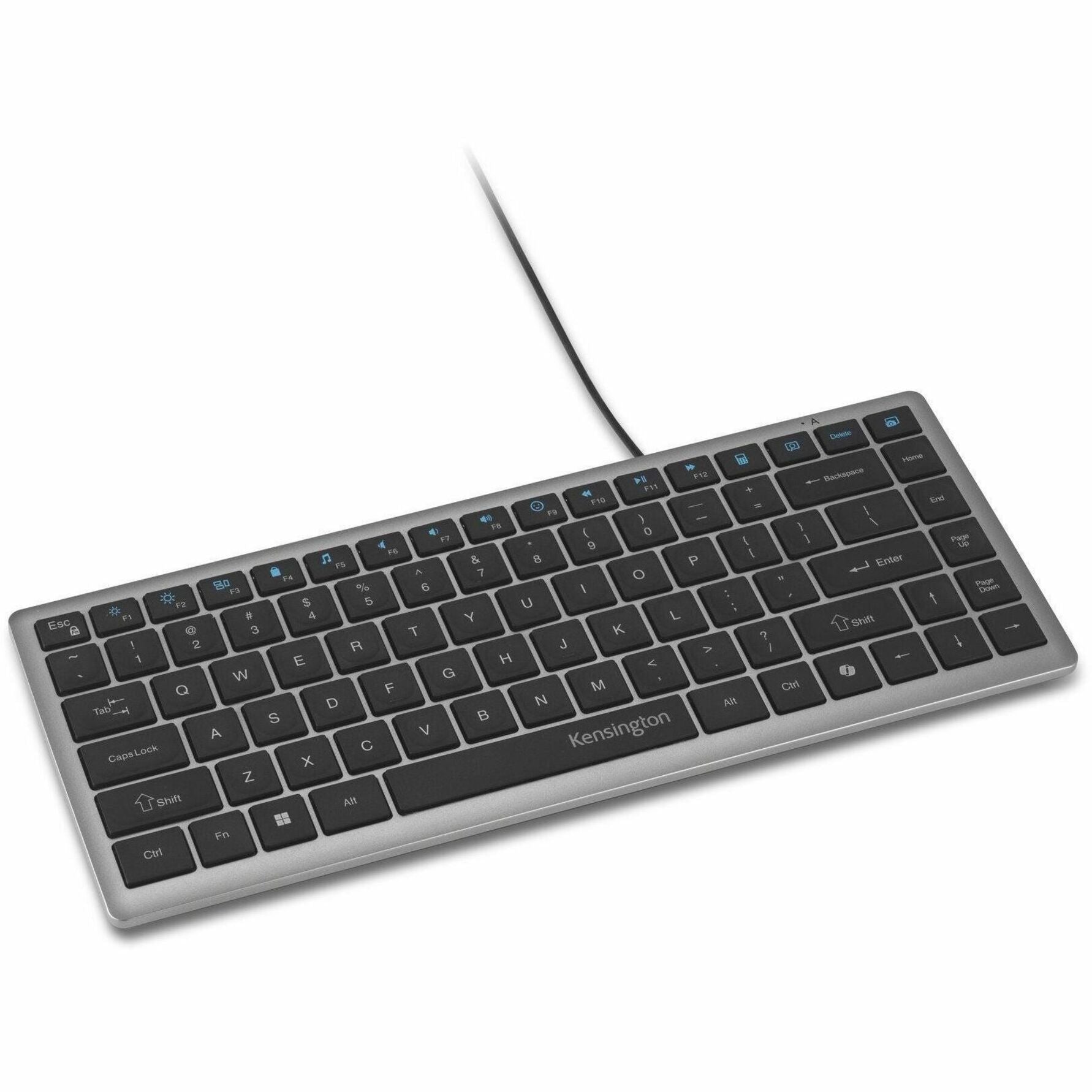 Kensington KB415 Keyboard - Compact - Cable Connectivity - USB Type C Interface - Space Gray - Soundz Store AUSTRALIA