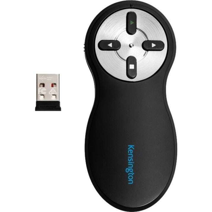 Kensington Presentation Pointer - Wi-Fi - USB - 4 Button(s) - Black, White - 1 - TAA Compliant - Soundz Store AUSTRALIA