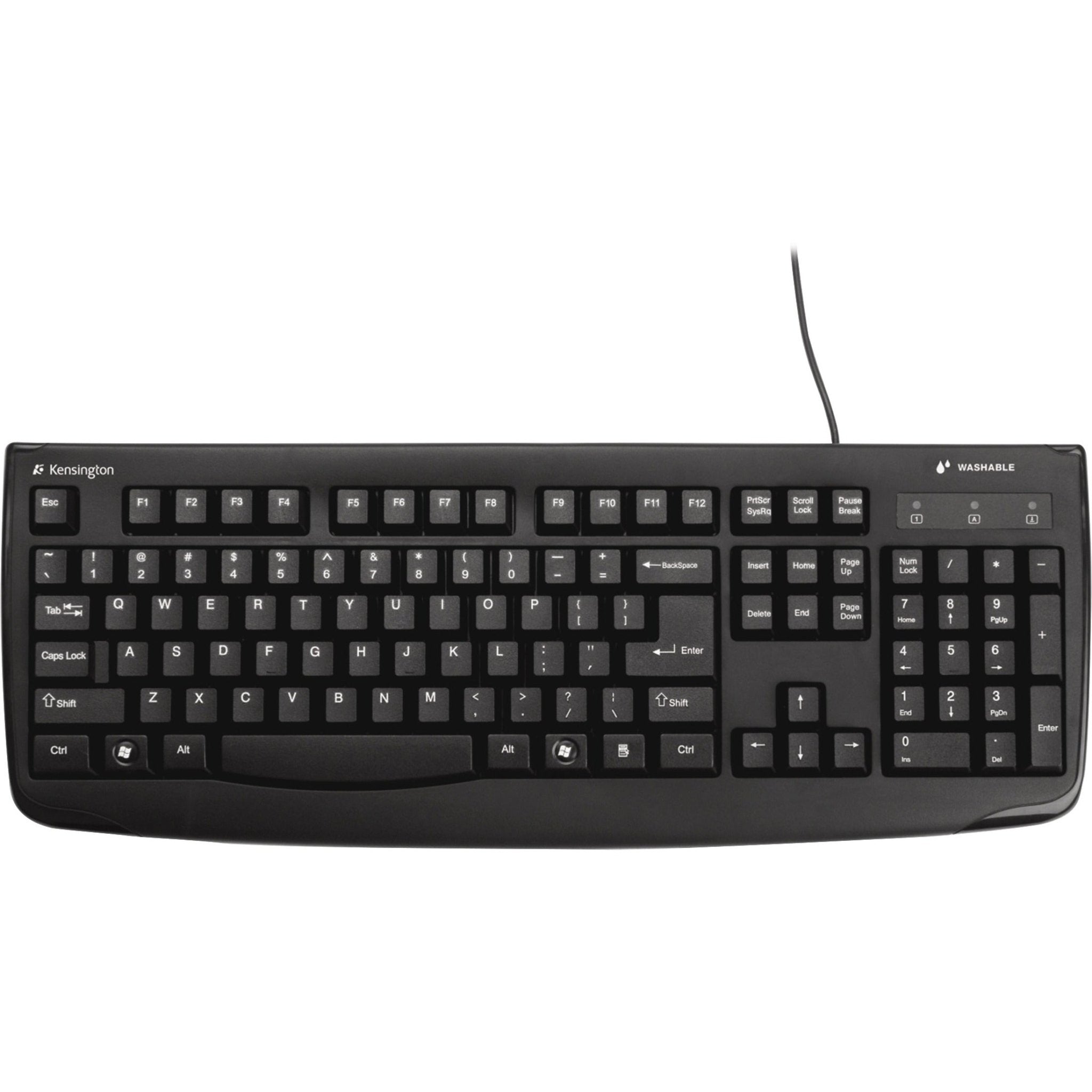 Kensington Pro Fit 64407 Keyboard - Cable Connectivity - USB Interface - Black - Soundz Store AUSTRALIA