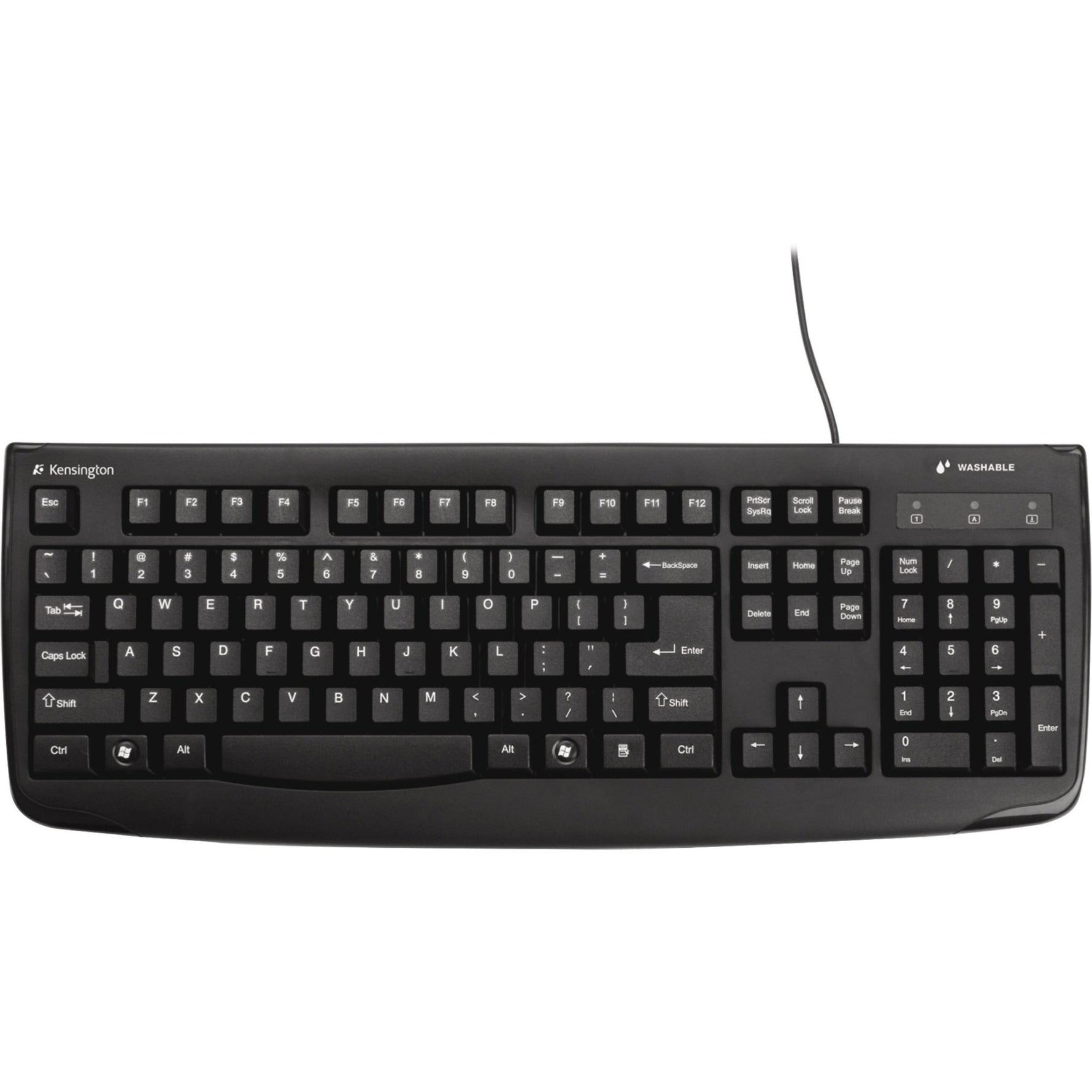Kensington Pro Fit 64407 Keyboard - Cable Connectivity - USB Interface - Black - Soundz Store AUSTRALIA