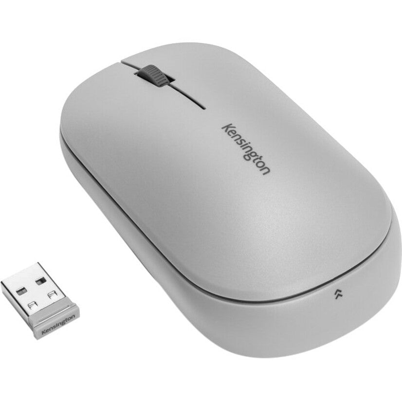 Kensington SureTrack Mouse - Bluetooth/Radio Frequency - USB 2.0 - Optical - 3 Button(s) - Grey - 1 - TAA Compliant - Soundz Store AUSTRALIA