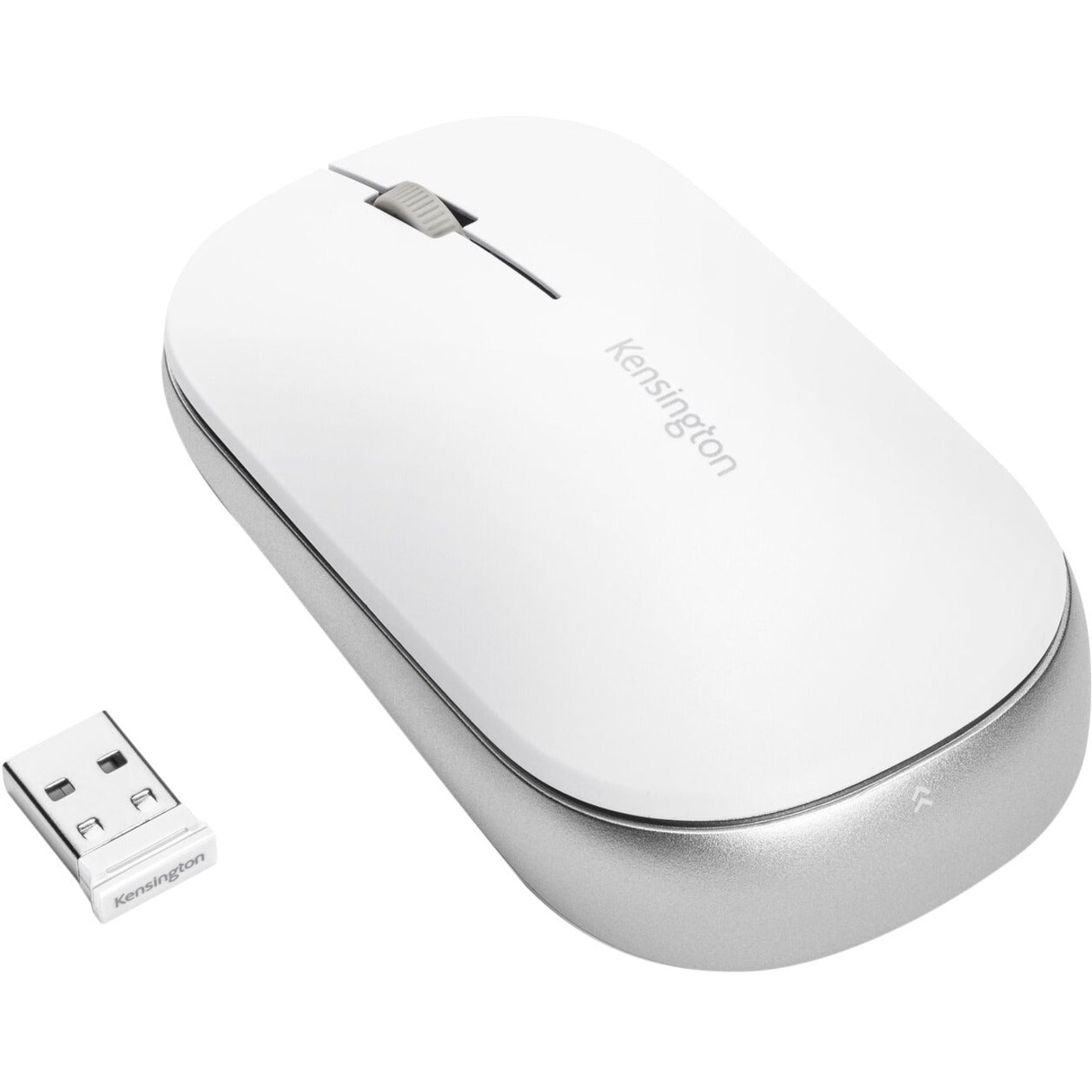 Kensington SureTrack Mouse - Bluetooth/Radio Frequency - USB 2.0 - Optical - 3 Button(s) - White - 1 - TAA Compliant - Soundz Store AUSTRALIA