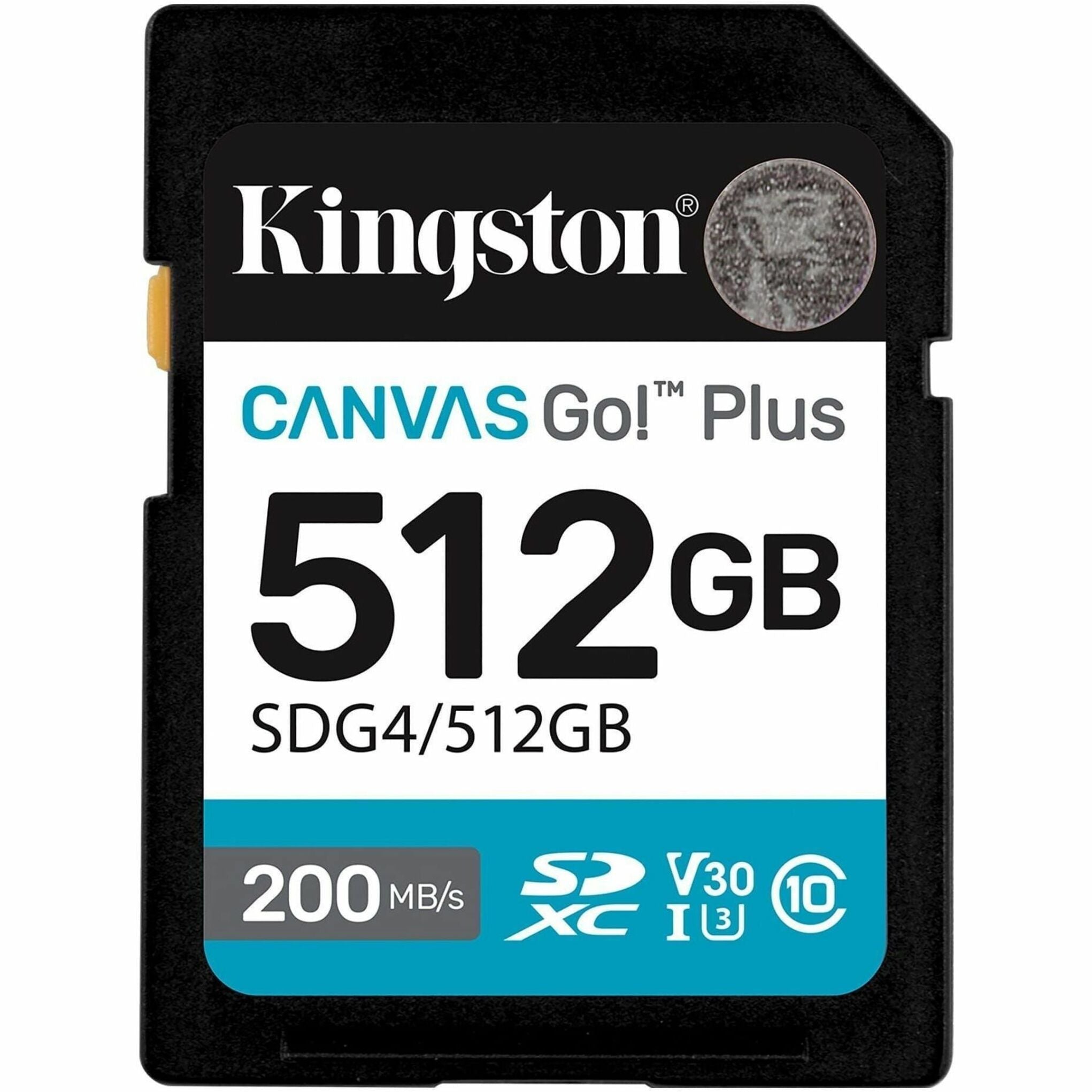 Kingston Canvas Go! Plus 512 GB Class 10/UHS-I (U3) V30 SDXC - Soundz Store AUSTRALIA