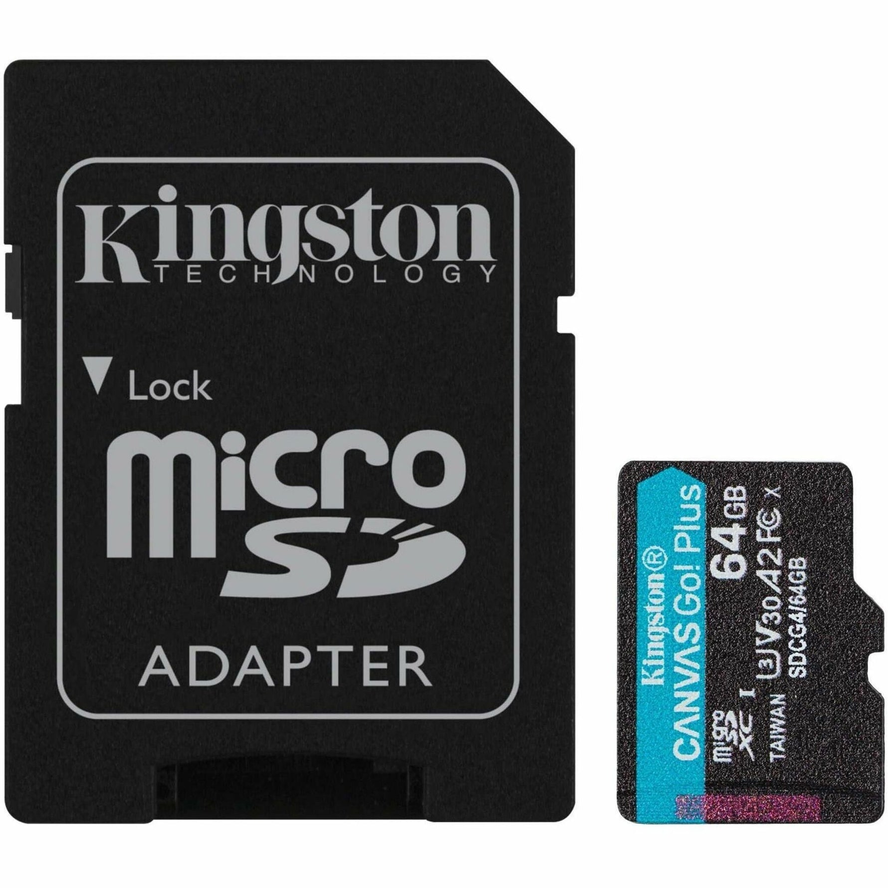 Kingston Canvas Go! Plus 64 GB Class 10/UHS-I (U3) V30 microSDXC - Soundz Store AUSTRALIA