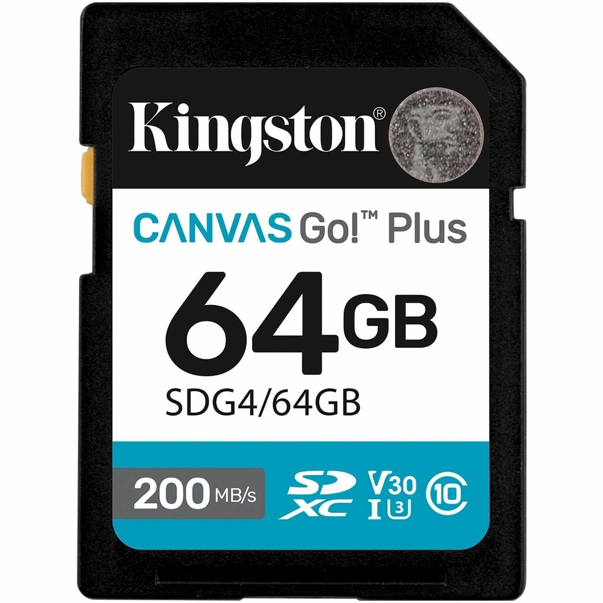 Kingston Canvas Go! Plus 64 GB Class 10/UHS-I (U3) V30 SDXC - 1 - Soundz Store AUSTRALIA