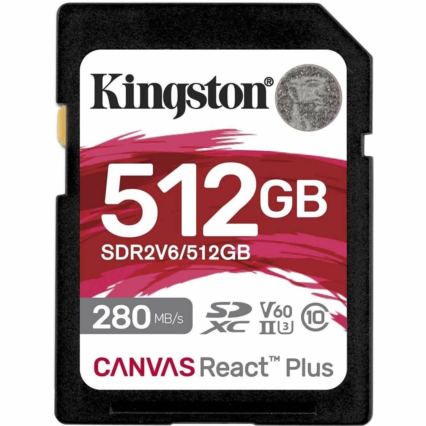 Kingston Canvas React Plus 512 GB Class 10/UHS-II (U3) V60 SDXC - Soundz Store AUSTRALIA