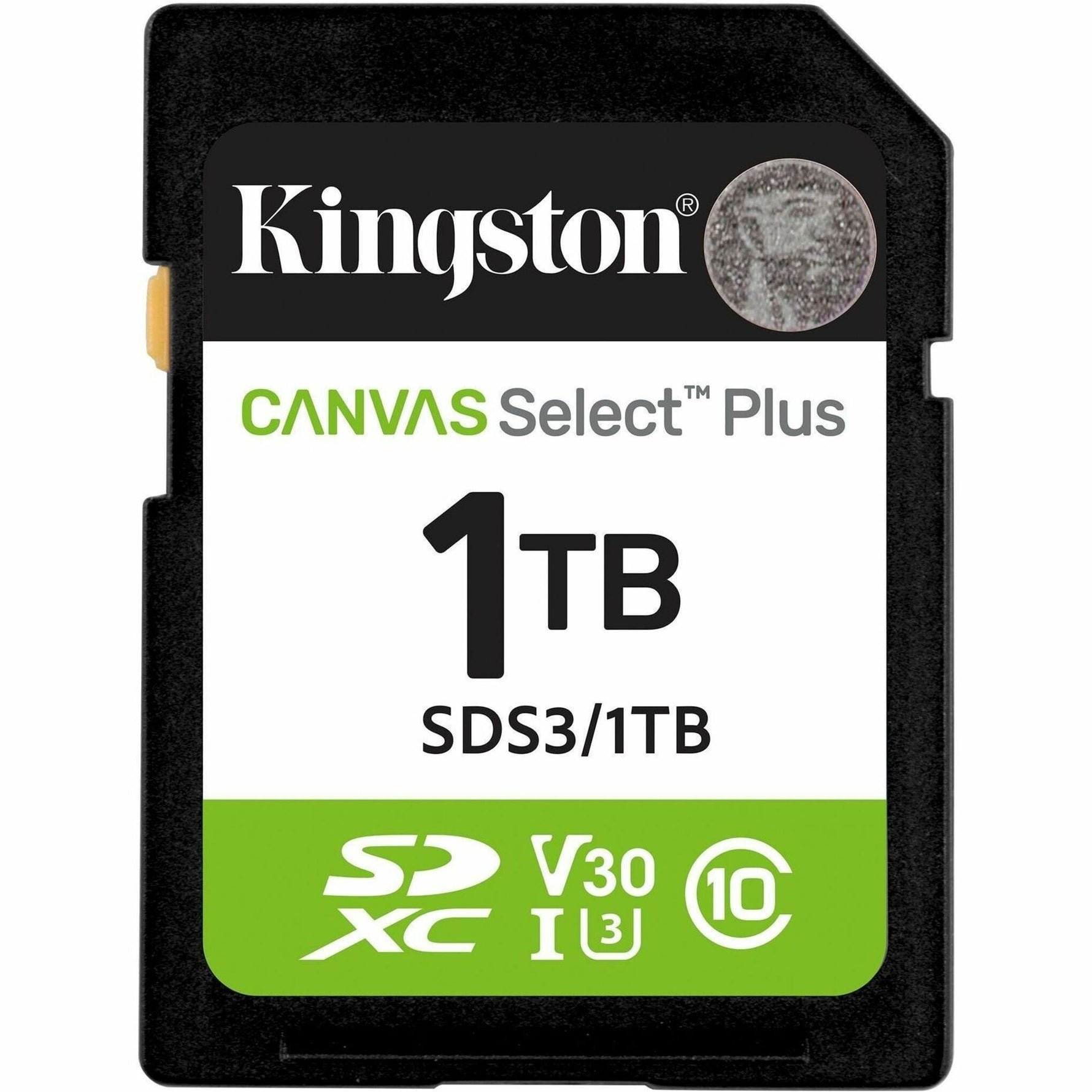 Kingston Canvas Select Plus 1 TB Class 10/UHS-I (U3) V10 SDXC - 1 - Soundz Store AUSTRALIA