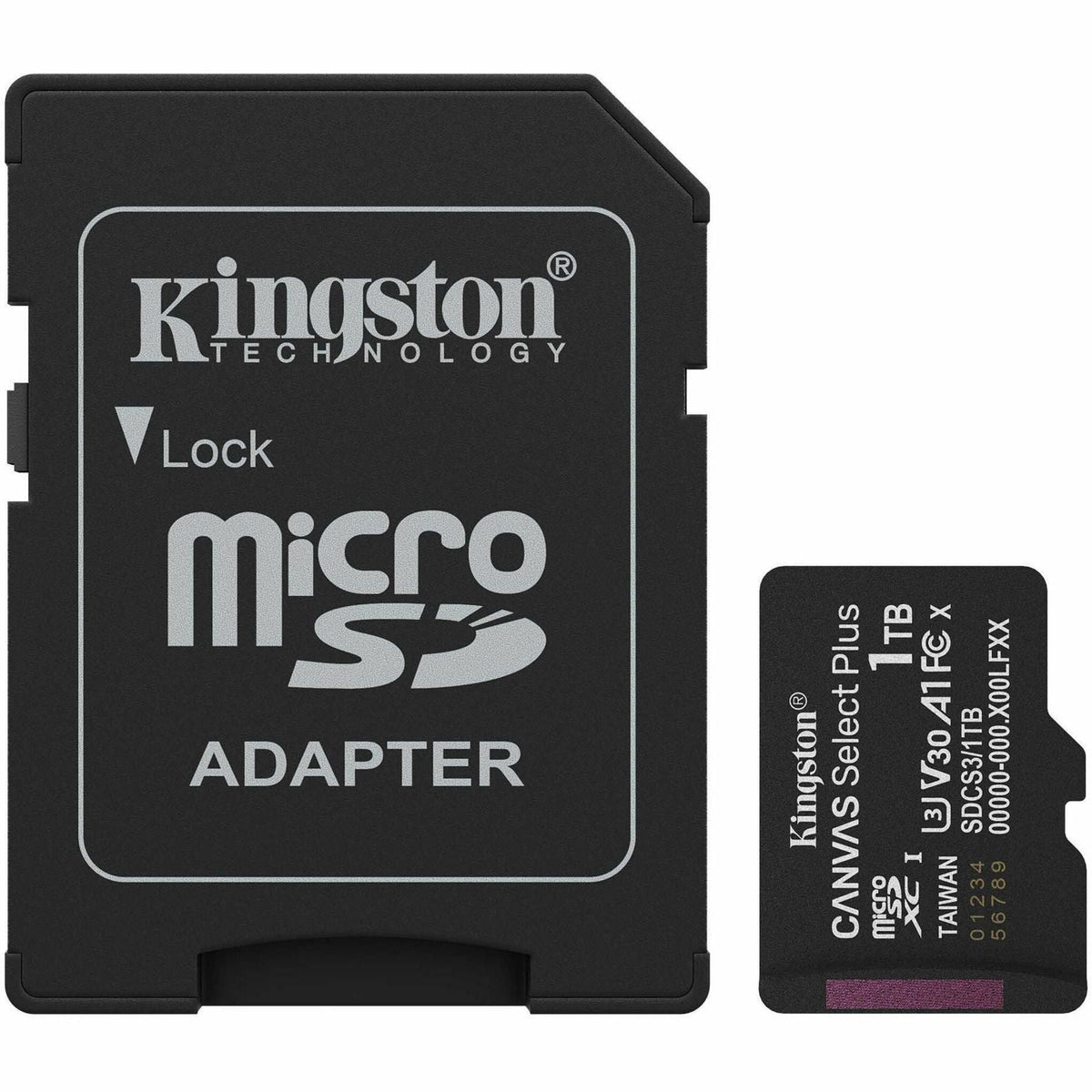 Kingston Canvas Select Plus 1 TB Class 10/UHS-I (U3) V30 microSDXC - 1 - Soundz Store AUSTRALIA