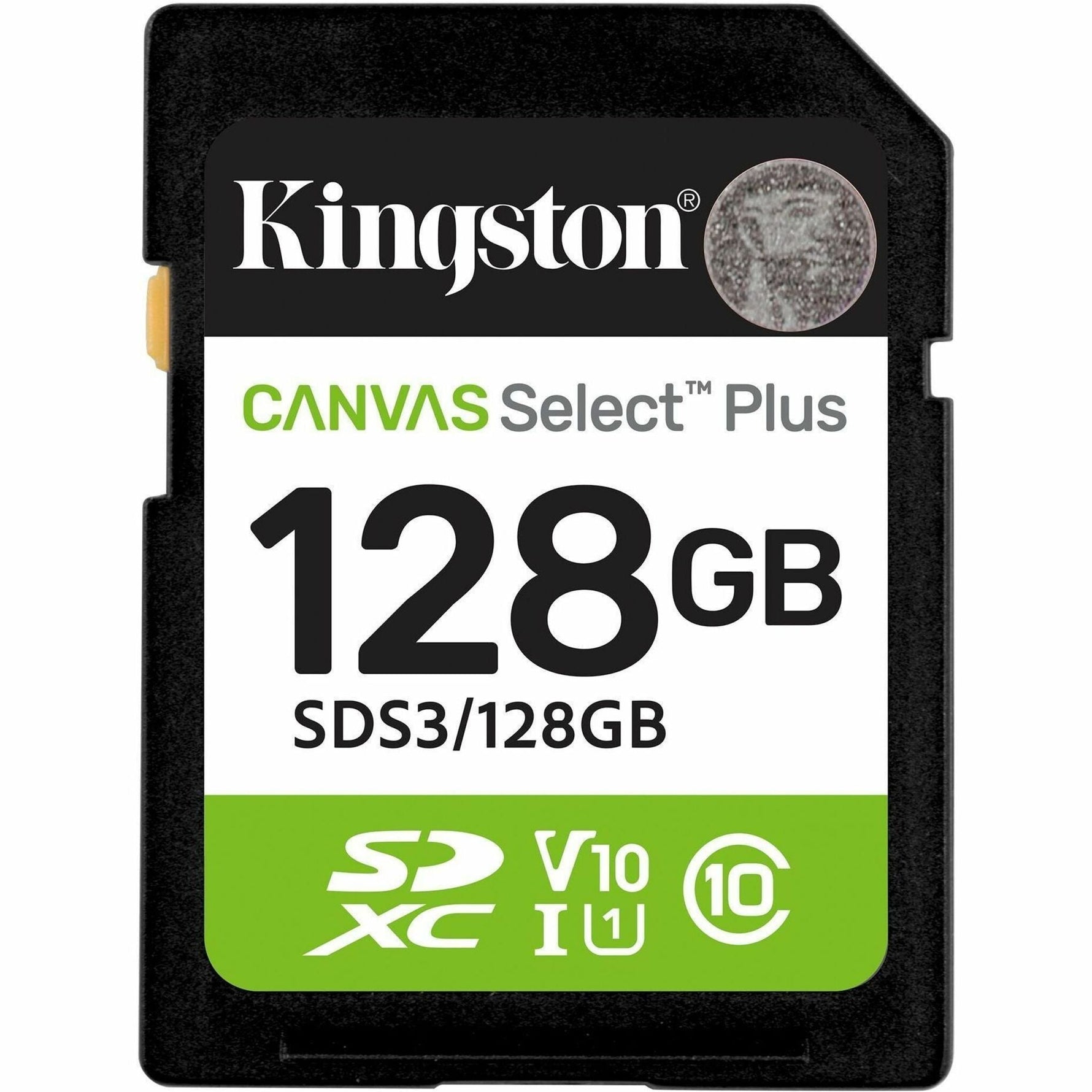 Kingston Canvas Select Plus 128 GB Class 10/UHS-I (U1) V10 SDXC - 1 - Soundz Store AUSTRALIA
