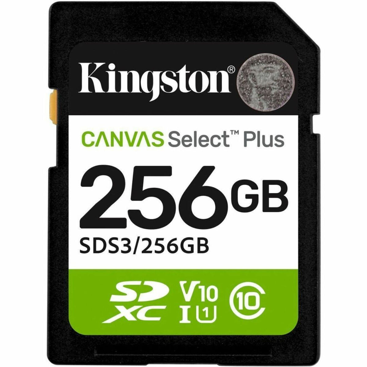Kingston Canvas Select Plus 256 GB Class 10/UHS-I (U1) V10 SDXC - 1 - Soundz Store AUSTRALIA