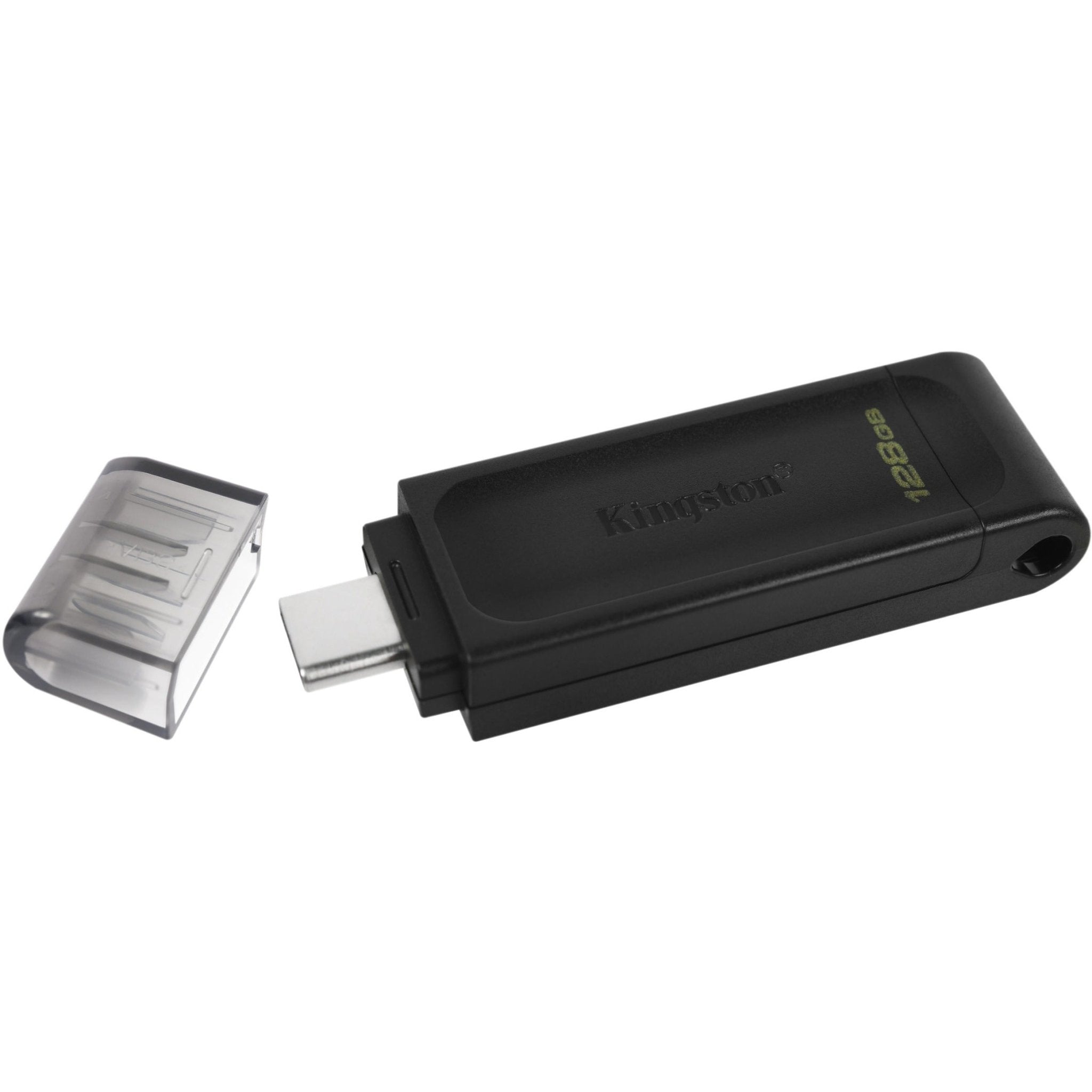 Kingston DataTraveler 70 DT70 128 GB USB 3.2 (Gen 1) Type C Flash Drive - Black - Soundz Store AUSTRALIA