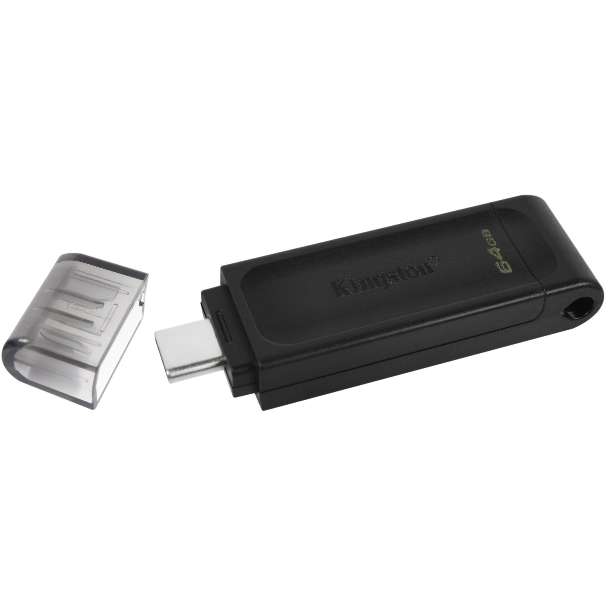 Kingston DataTraveler 70 DT70 64 GB USB 3.2 (Gen 1) Type C Flash Drive - Black - Soundz Store AUSTRALIA