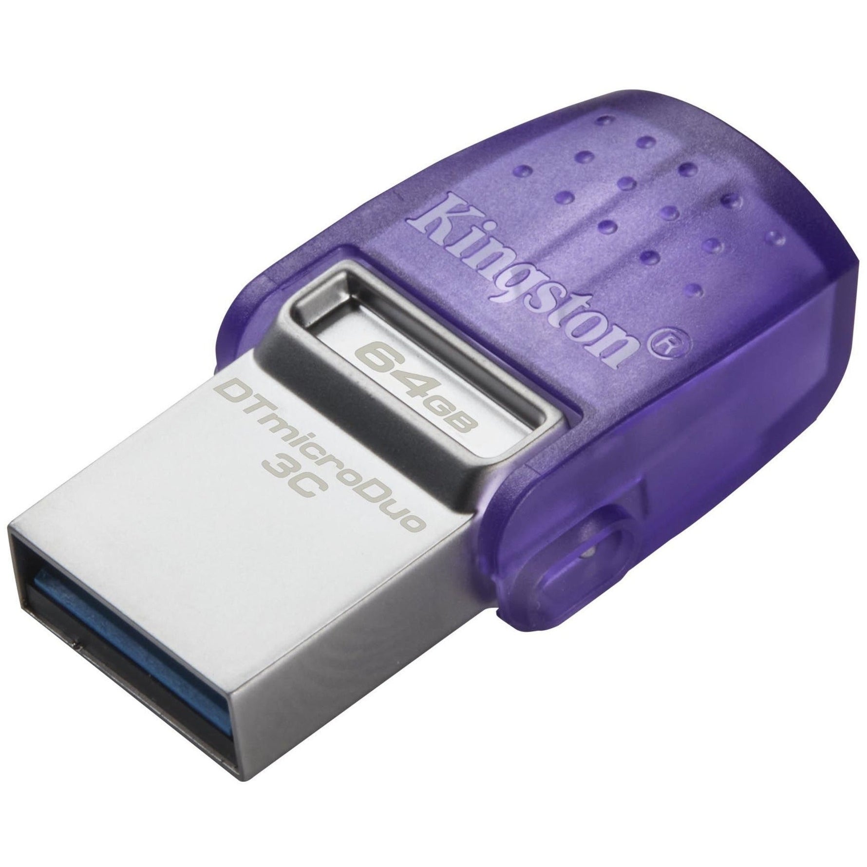 Kingston DataTraveler microDuo 3C DTDUO3CG3 64 GB USB 3.2 (Gen 1) Type C Flash Drive - Purple - Soundz Store AUSTRALIA