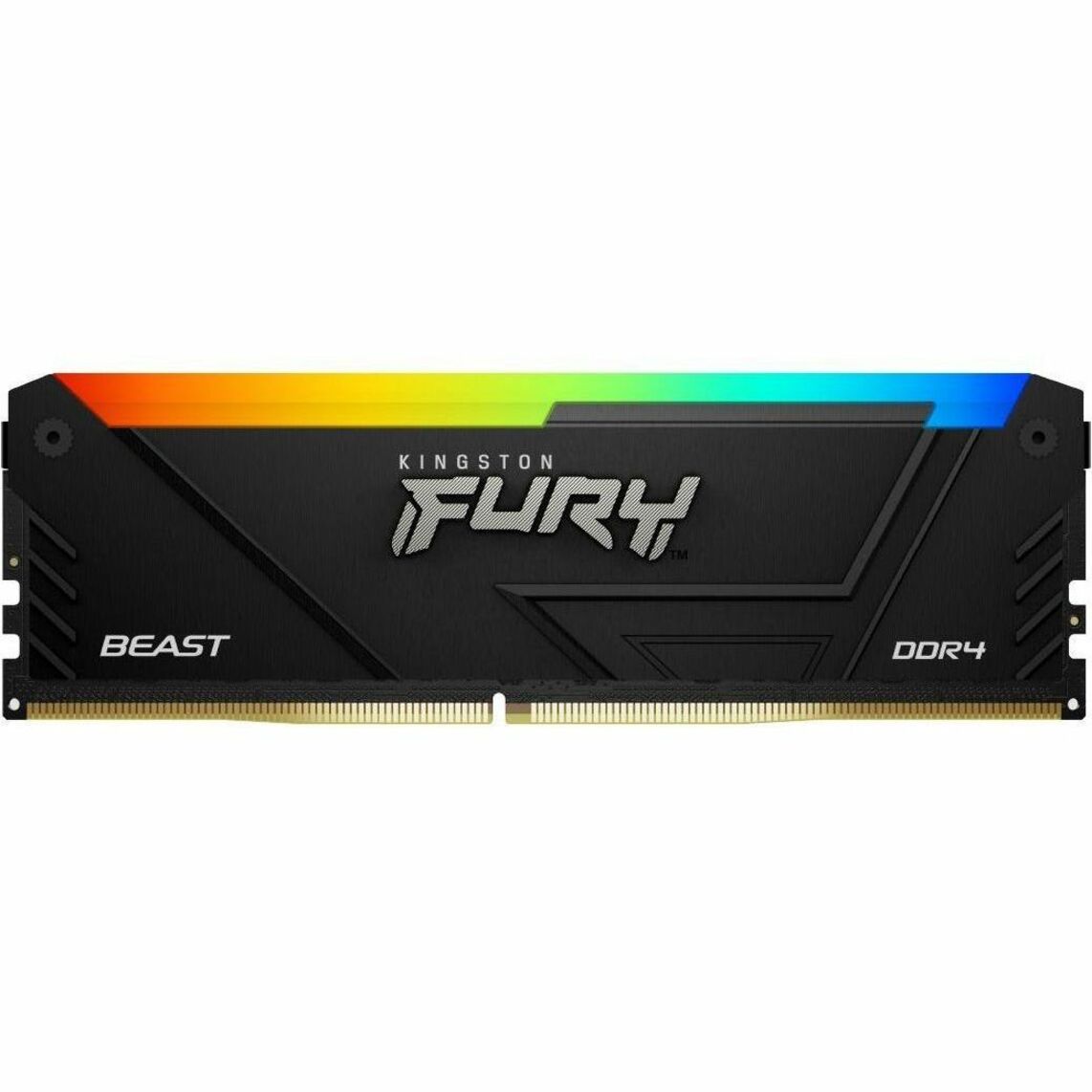 Kingston FURY Beast RAM Module - 16 GB (2 x 8GB) - RGB - DDR4-3200/PC4-25600 DDR4 SDRAM - 3200 MHz - CL16 - 1.35 V - Retail - Soundz Store AUSTRALIA
