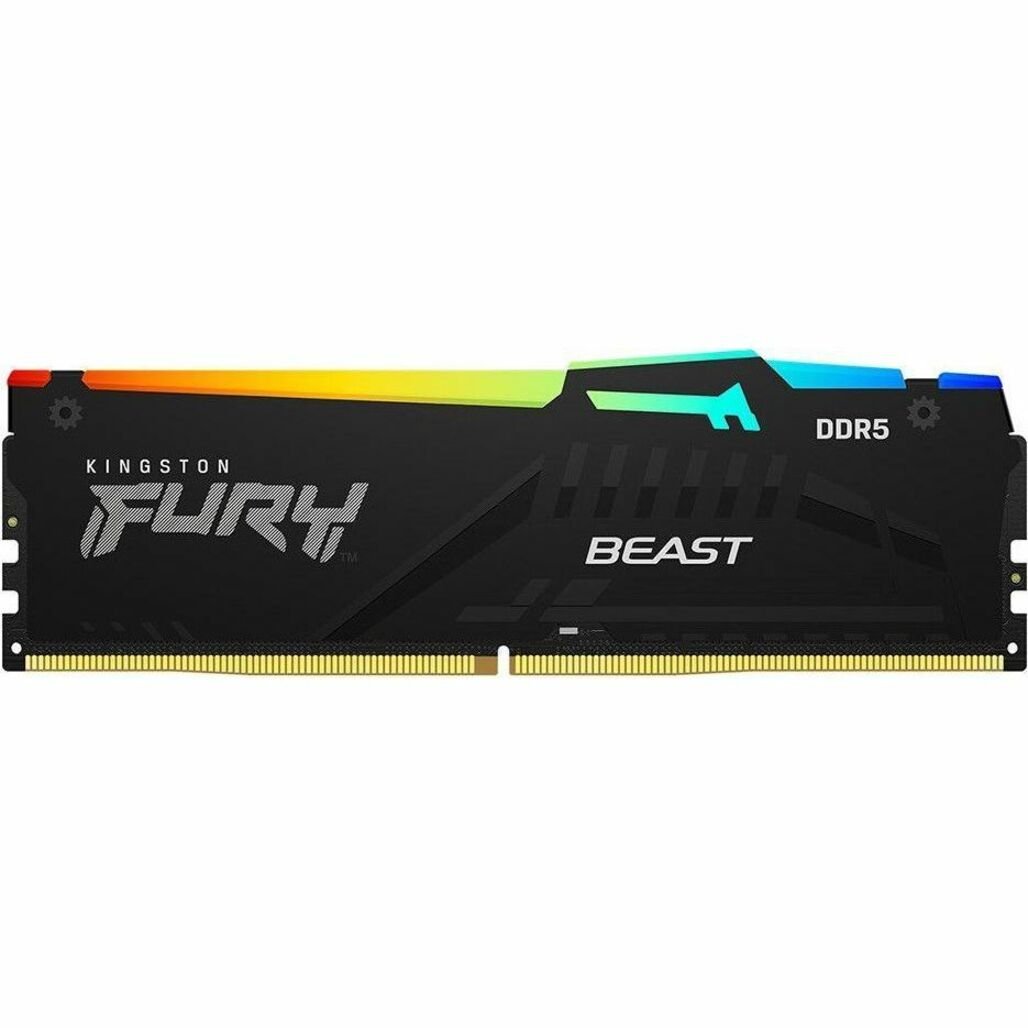 Kingston FURY Beast RAM Module - 32 GB (2 x 16GB) - RGB - DDR5-6000/PC5-48000 DDR5 SDRAM - 6000 MHz Single-rank Memory - CL30 - 1.40 V - Soundz Store AUSTRALIA
