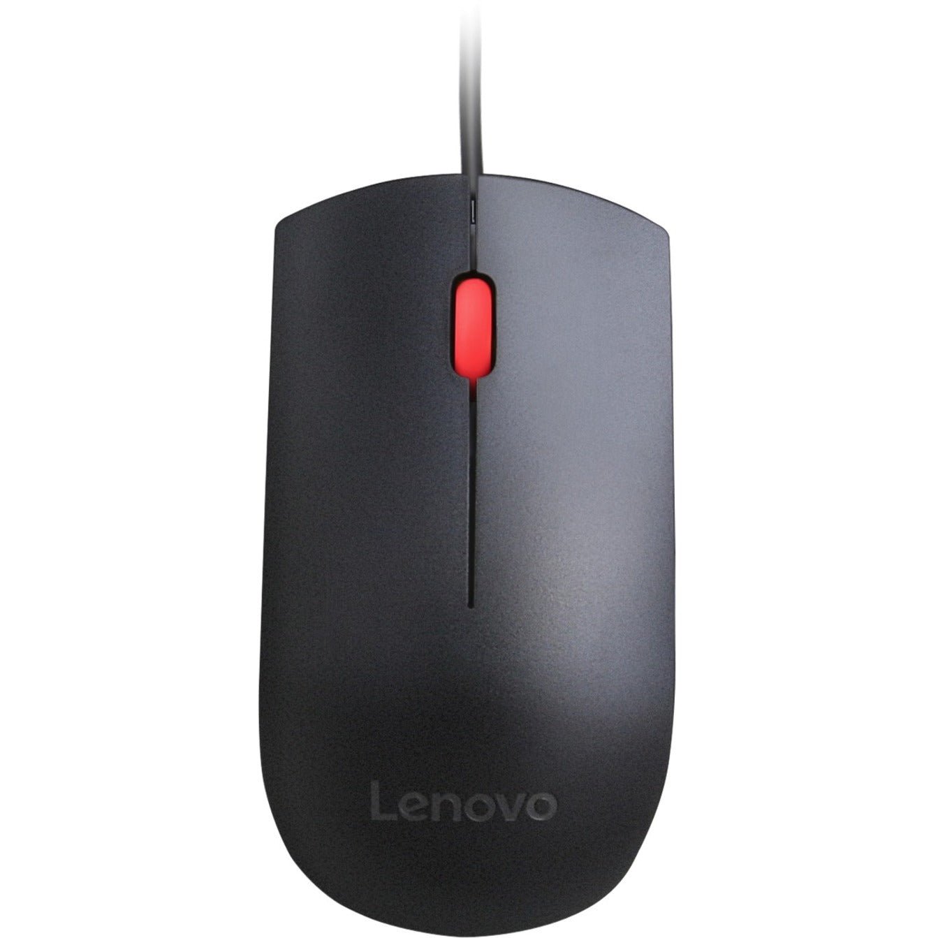 Lenovo Essential Mouse - USB - Optical - 3 Button(s) - Black - 1 Each - Soundz Store AUSTRALIA