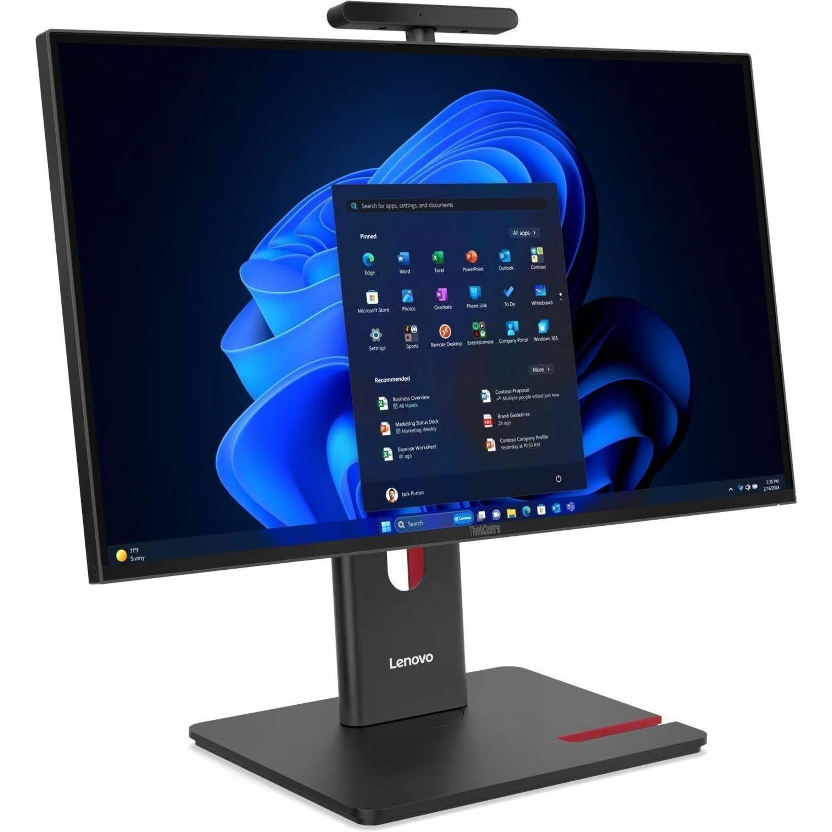 Lenovo ThinkCentre M90a Gen 6 13AT000MAU All-in-One Computer - Intel Core Ultra 5 235 - 16 GB - 512 GB PCI Express NVMe 4.0 x4 SSD - 23.8' Full HD - Desktop - Black - Soundz Store AUSTRALIA