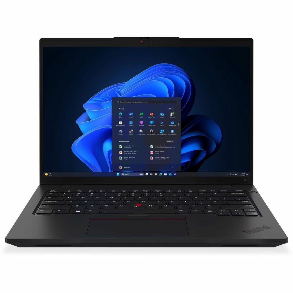 Lenovo ThinkPad L14 Gen 6 21S60037AU 14' Notebook - WUXGA - 60 Hz - Intel Core Ultra 7 255U - 32 GB - 512 GB SSD - English Keyboard - Black - Soundz Store AUSTRALIA