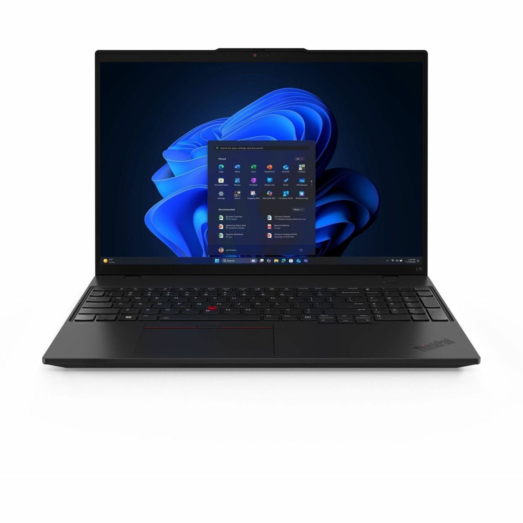 Lenovo ThinkPad L16 Gen 2 21RH001HAU 16' Copilot+ PC Notebook - WUXGA - 60 Hz - AMD Ryzen AI 5 PRO 340 - 16 GB - 512 GB SSD - Black - Soundz Store AUSTRALIA