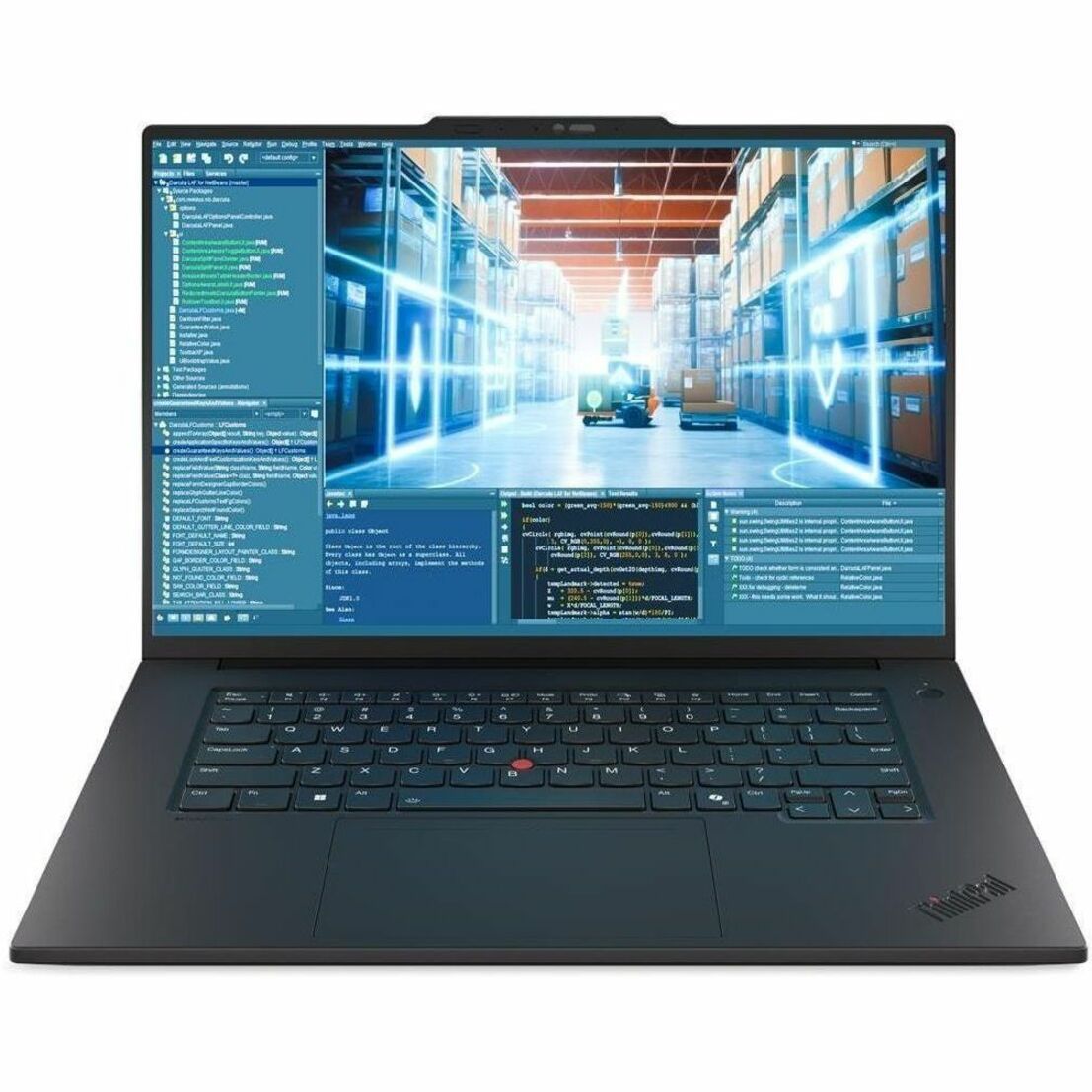 Lenovo ThinkPad P1 Gen 8 21Q8002DAU 16' Mobile Workstation - WQUXGA - 60 Hz - Intel Core Ultra 7 255H - Intel Evo Platform - 32 GB - 1 TB SSD - English Keyboard - Black - Soundz Store AUSTRALIA
