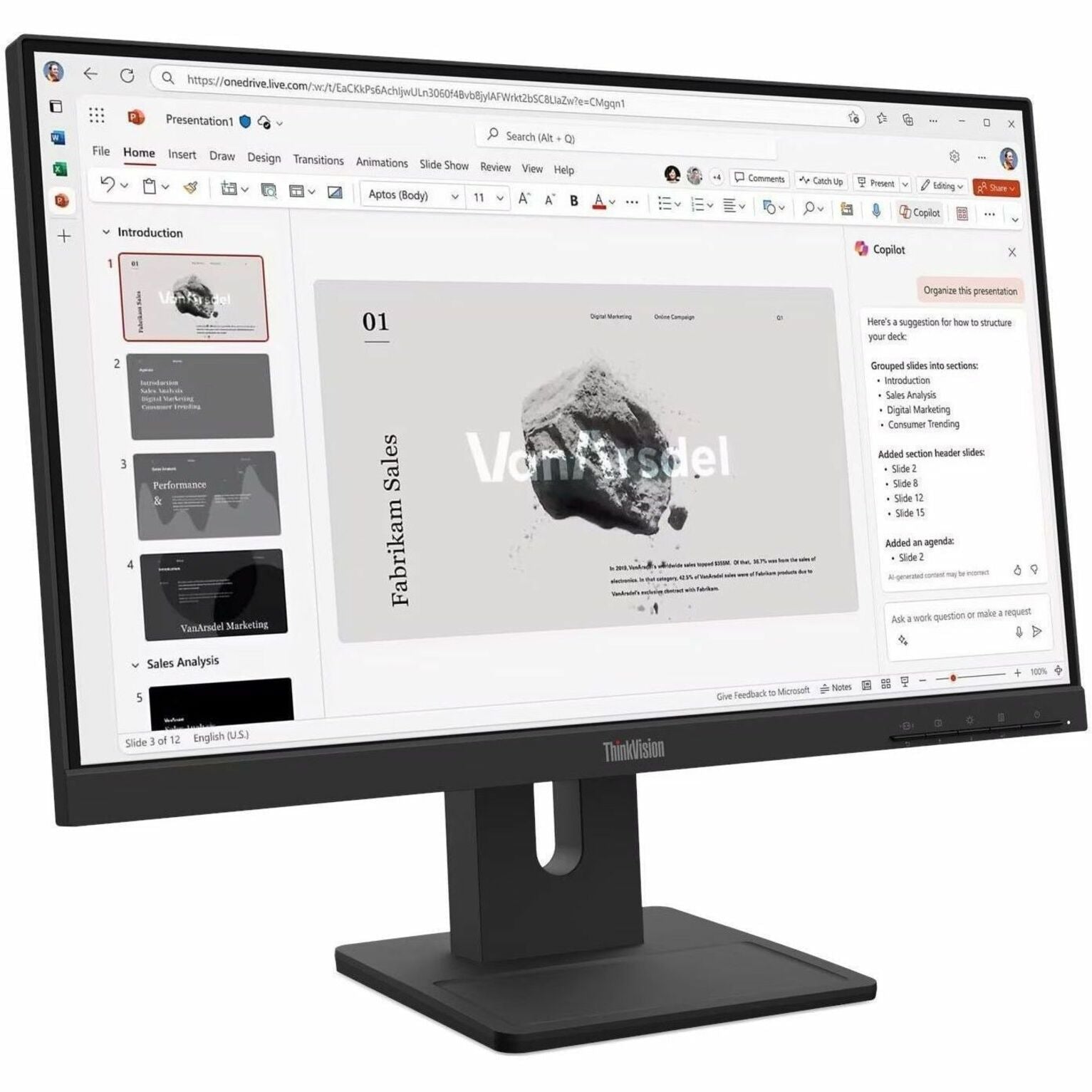 Lenovo ThinkVision E22-40 22' Class Full HD LED Monitor - 16:9 - Raven Black - Soundz Store AUSTRALIA