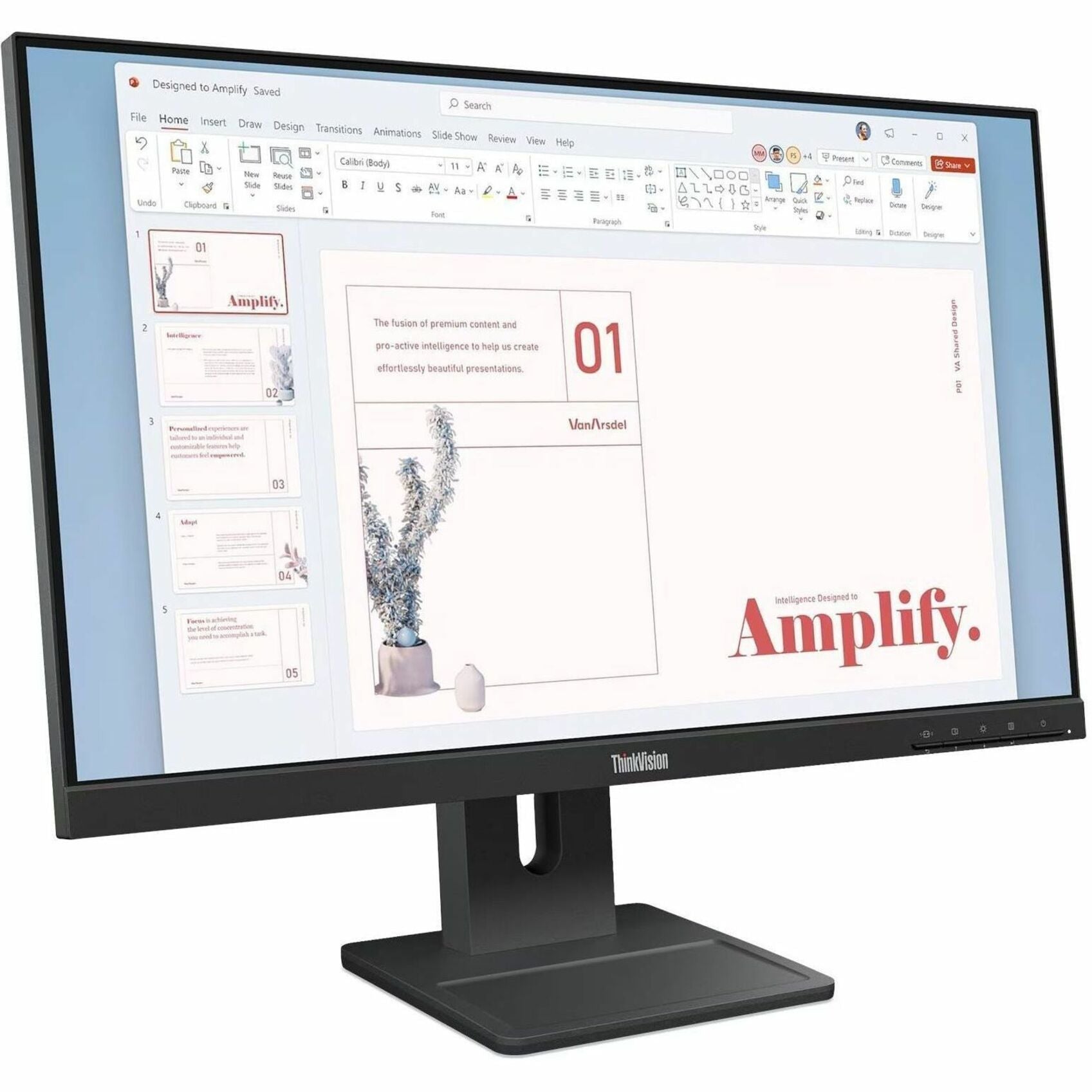 Lenovo ThinkVision E24-40 24' Class Full HD LED Monitor - 16:9 - Raven Black - Soundz Store AUSTRALIA