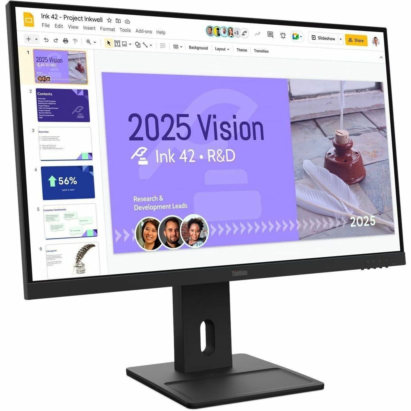 Lenovo ThinkVision E27Q-40 27' Class WQHD LED Monitor - 16:9 - Raven Black - Soundz Store AUSTRALIA