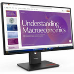 Lenovo ThinkVision T24D-40 24' Class Full HD LED Monitor - 16:9 - Eclipse Black - Soundz Store AUSTRALIA