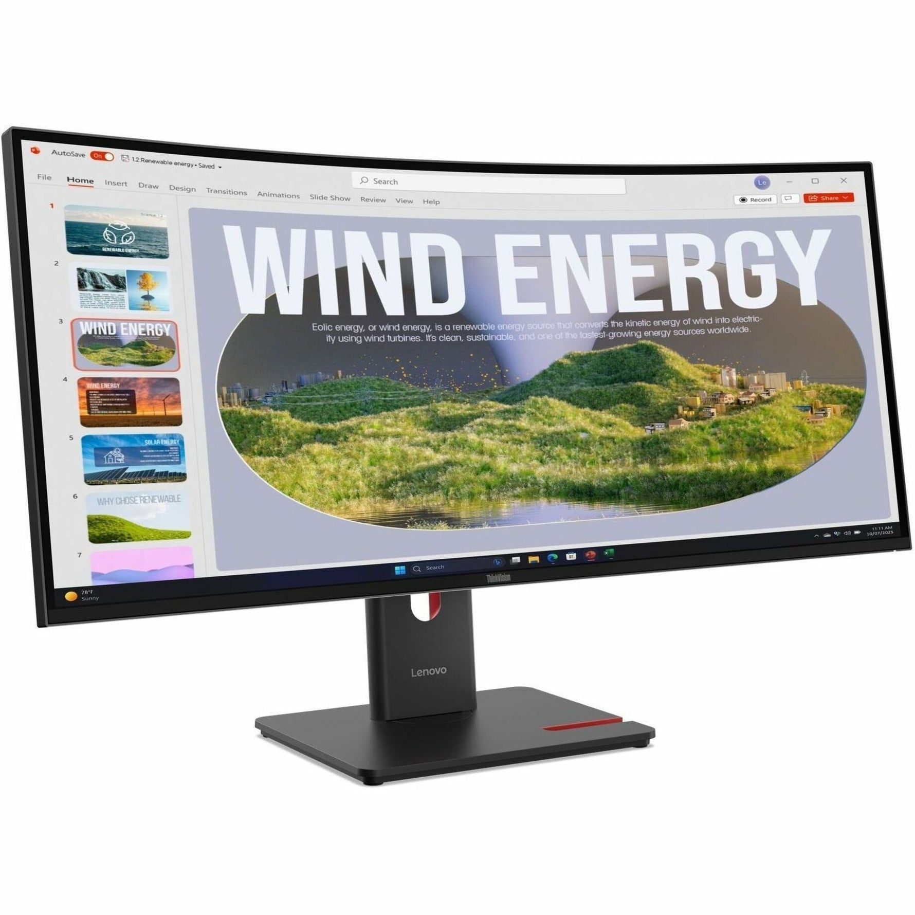 Lenovo ThinkVision T34WD-40 34' Class UW-QHD Curved Screen LED Monitor - 21:9 - Eclipse Black - Soundz Store AUSTRALIA
