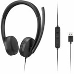 Lenovo Wired On-ear, Over-the-head Stereo Headset - Black - Soundz Store AUSTRALIA