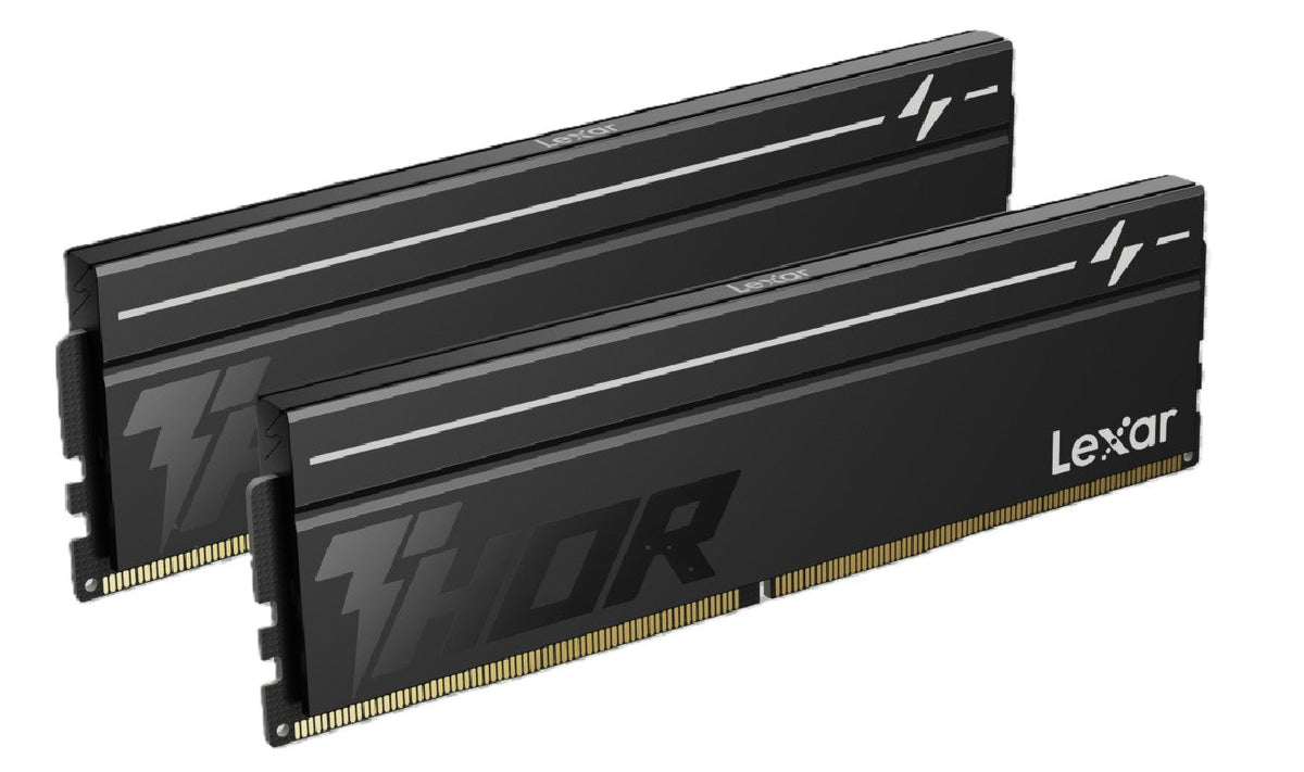 Lexar LD5U08G60C380V-RGD DDR5 UDIMM 16GB Kit (2 x 8GB) 6000 MT/s 1.35V CL38 THOR G2 OC HEATSINK BLACK INTEL XMP 3.0 & AMD EXPO - Soundz Store AUSTRALIA