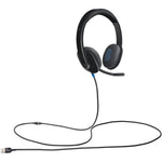 Logitech H540 Wired Over-the-head Stereo Headset - Black - Soundz Store AUSTRALIA
