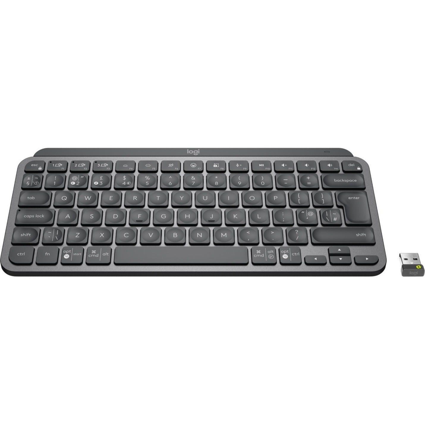 Logitech MX Keys Mini for Business Keyboard - Wireless Connectivity - English (US), Brazilian - Graphite - Soundz Store AUSTRALIA